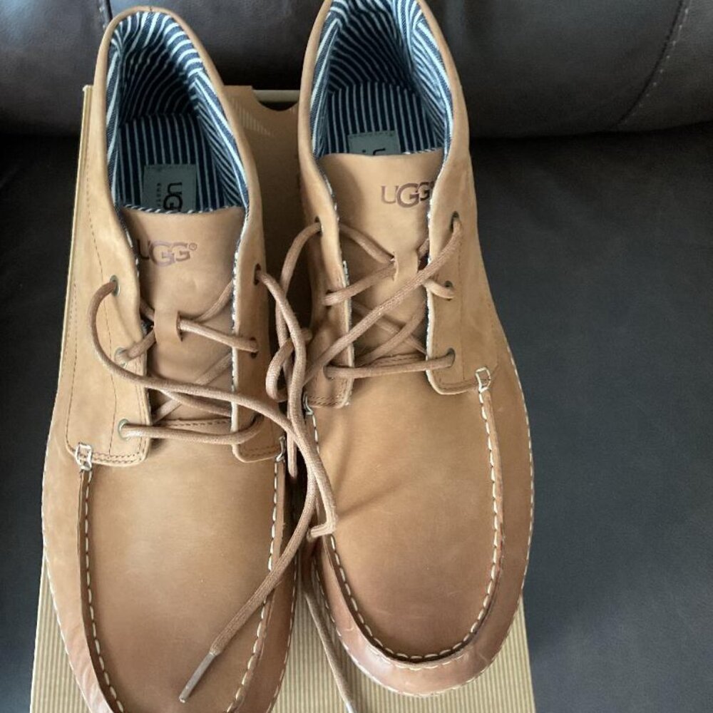 UGG Men's Kaldwell Chestnut Nubuck Boots-Brand New-Size 13